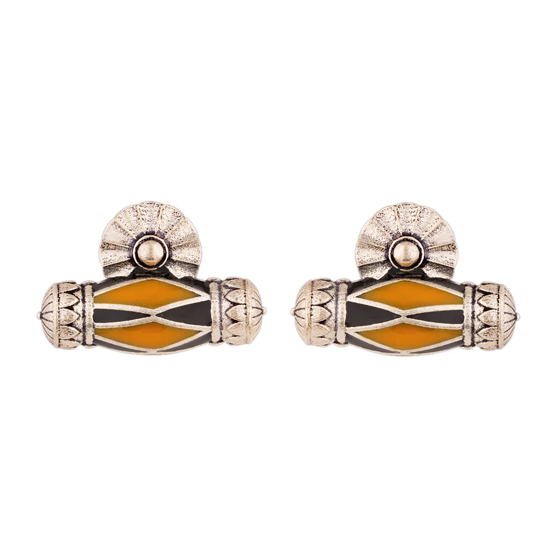 Taal Mridang Dholak Stud Earrings - Image 3