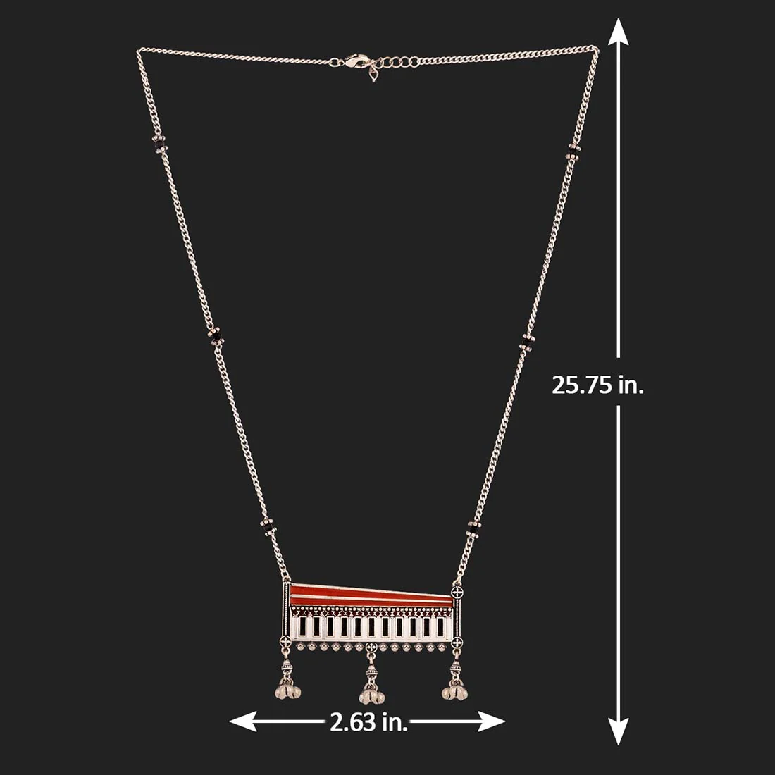 Taal Mridang Harmonium Statement Necklace - Image 6