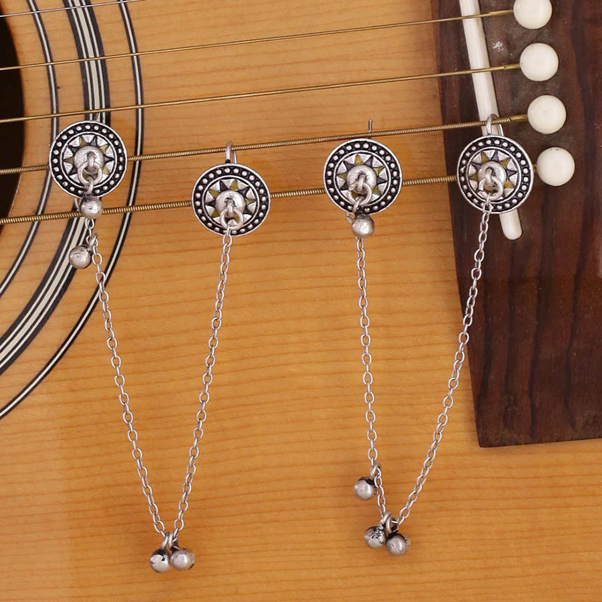 Taal Mridang Tabla Sahara Earrings