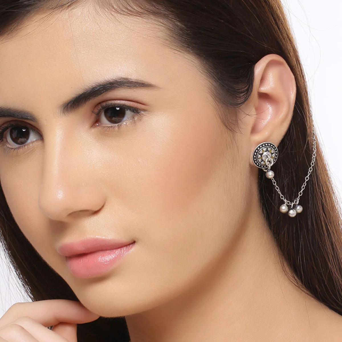 Taal Mridang Tabla Sahara Earrings - Image 2