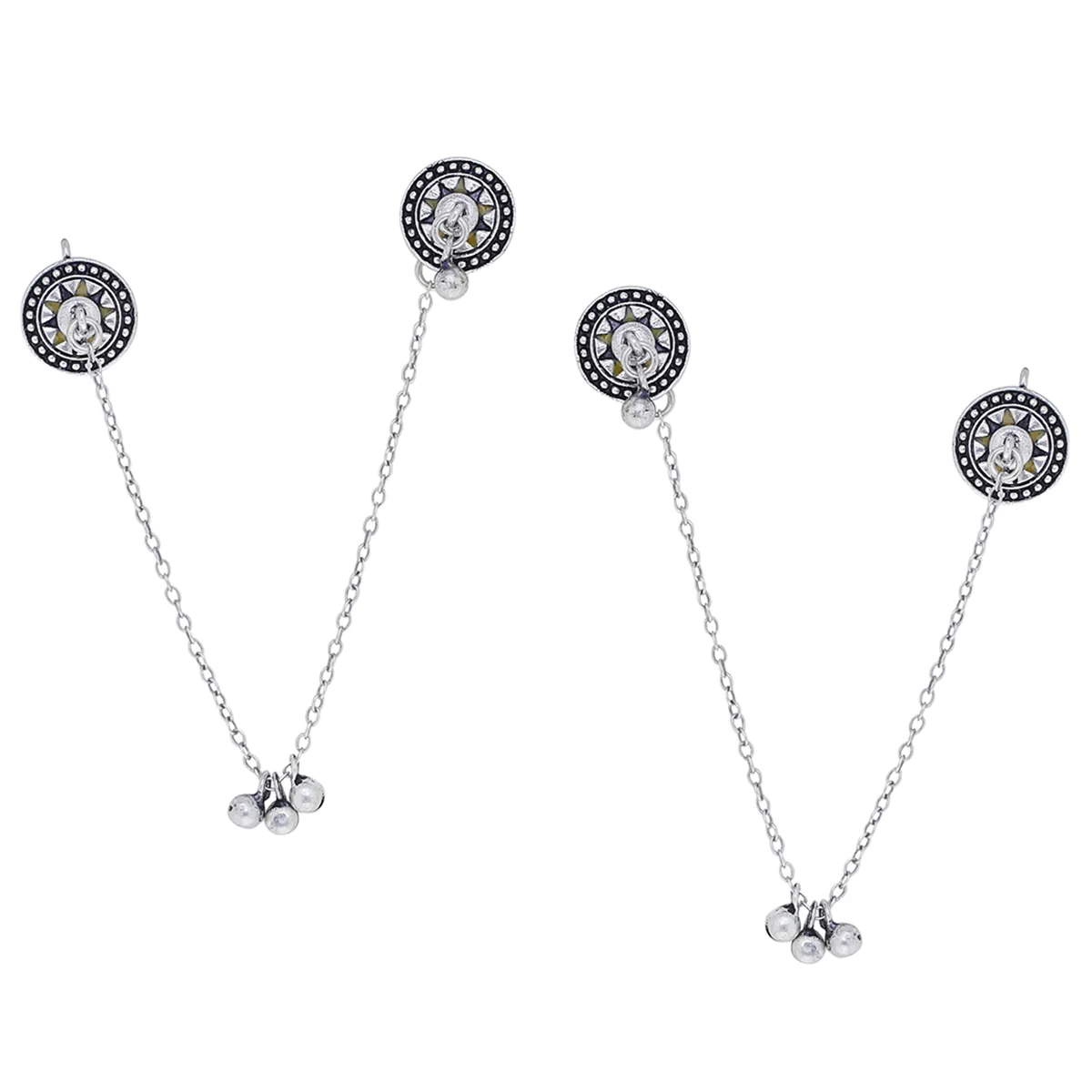 Taal Mridang Tabla Sahara Earrings - Image 3
