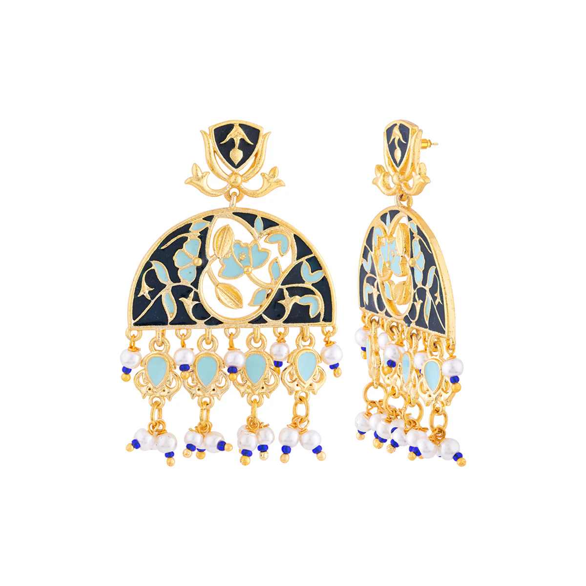 Tahira Cutwork Design Necklace Set - Image 5
