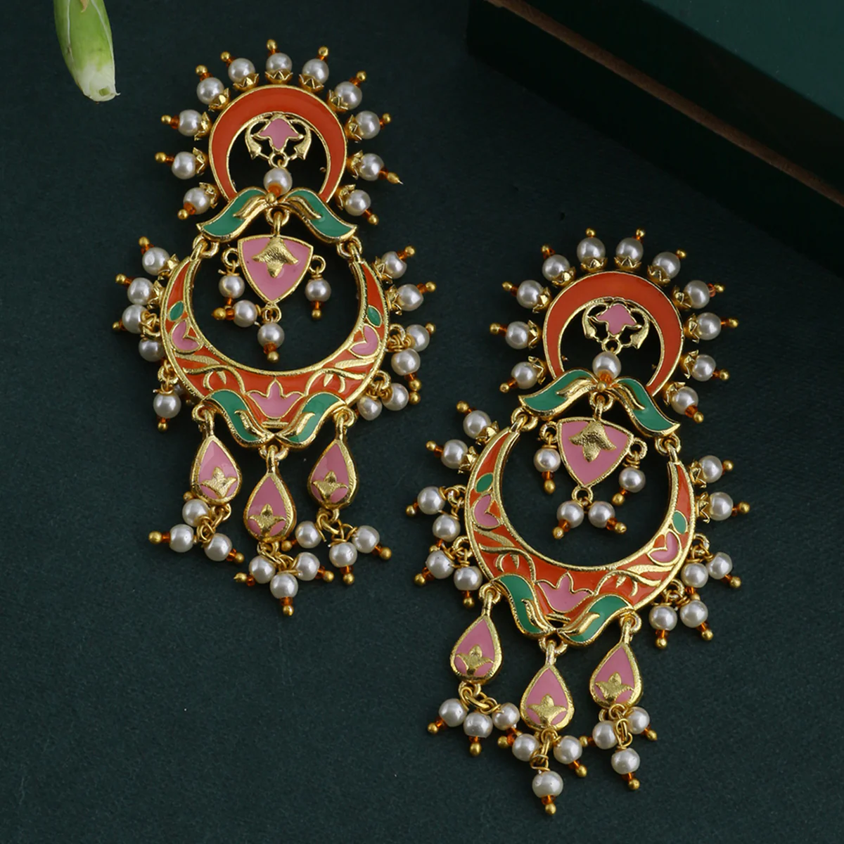 Tahira Golden Joy Long Earrings