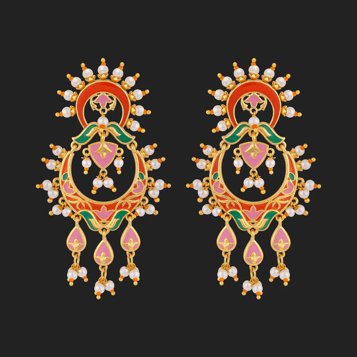 Tahira Golden Joy Long Earrings - Image 3