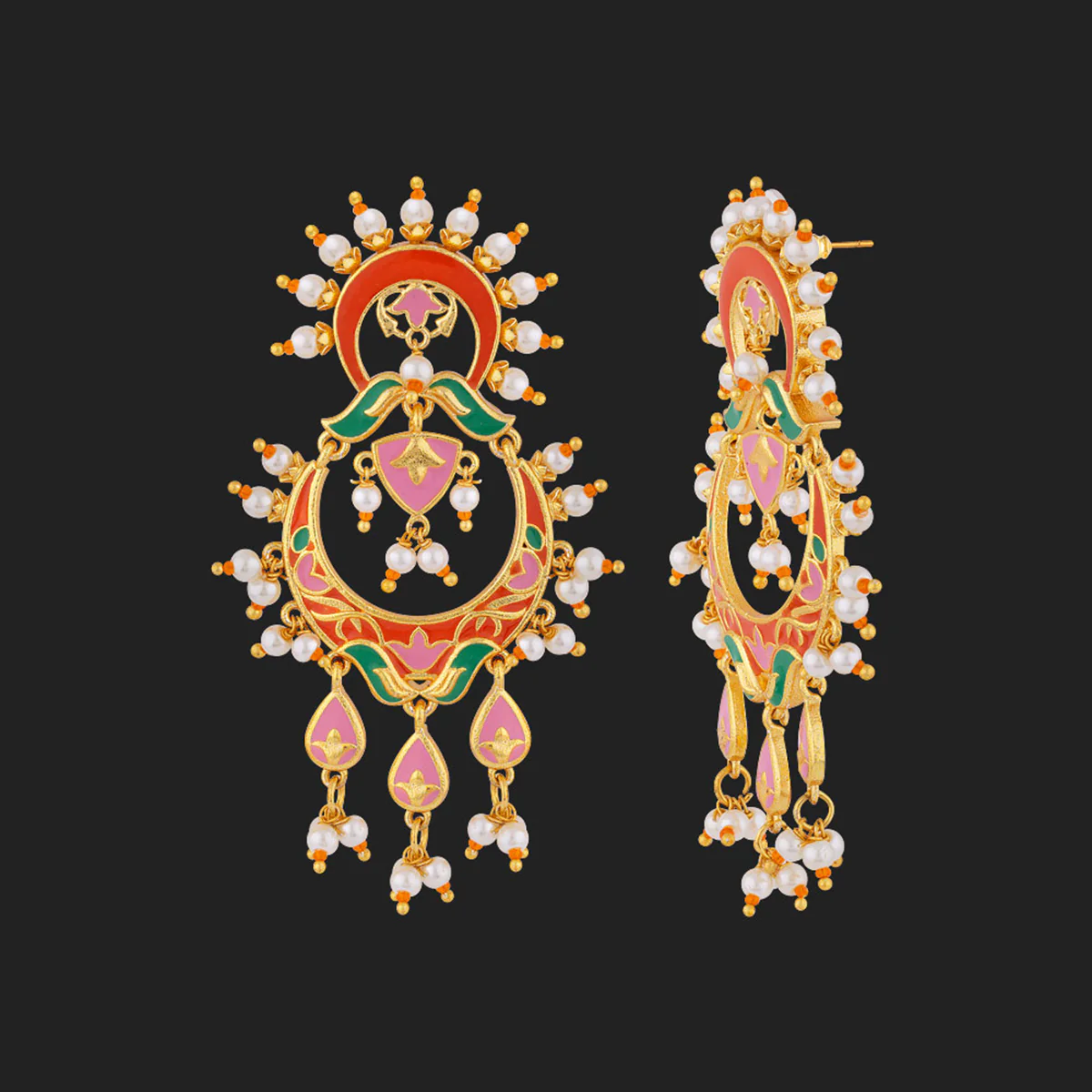 Tahira Golden Joy Long Earrings - Image 4