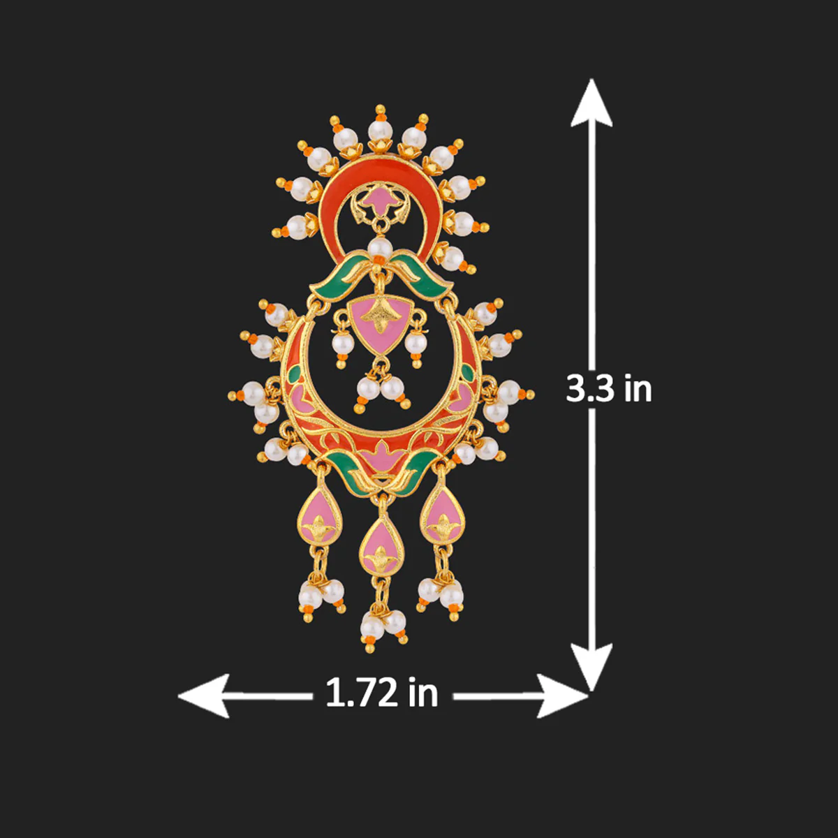 Tahira Golden Joy Long Earrings - Image 5