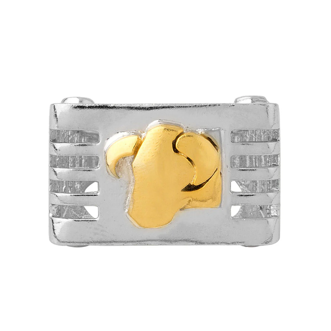 Taurus Rashi Symbol Designed Ring For Men - Image 3