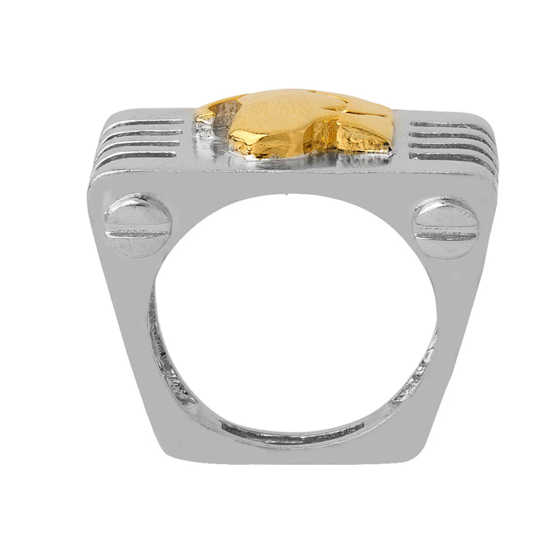 Taurus Rashi Symbol Designed Ring For Men - Image 4
