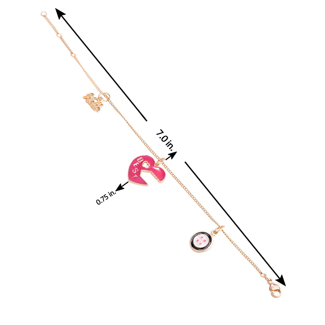 Teens Interchangeable Gold Plated Bracelet - Image 5