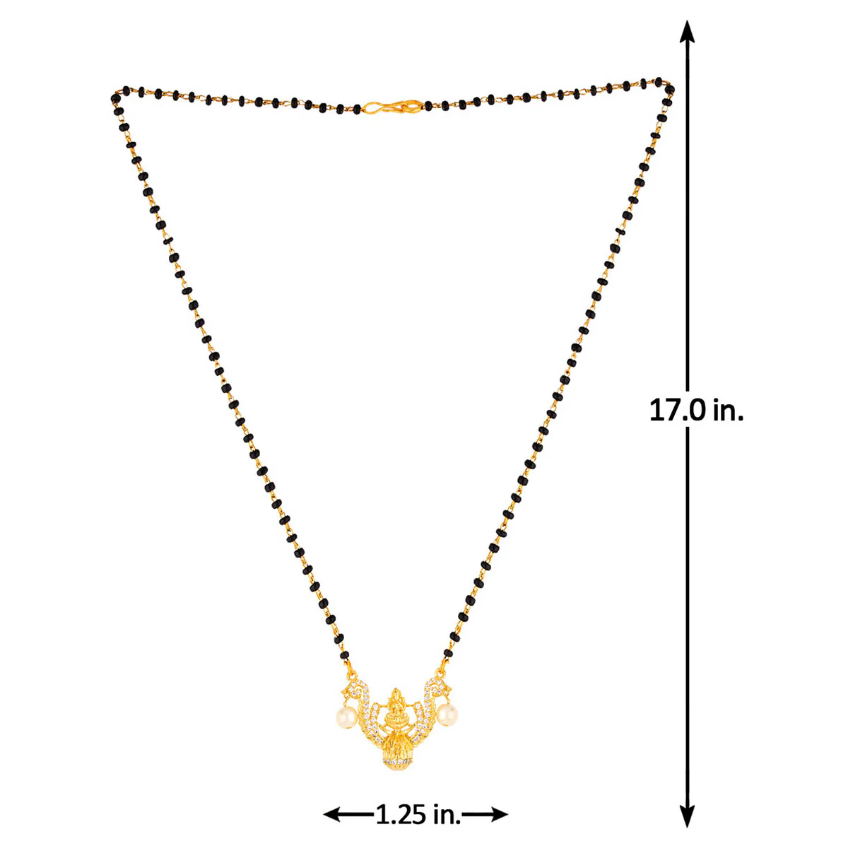 Temple Lightly Embellished Mangalsutra - Image 6