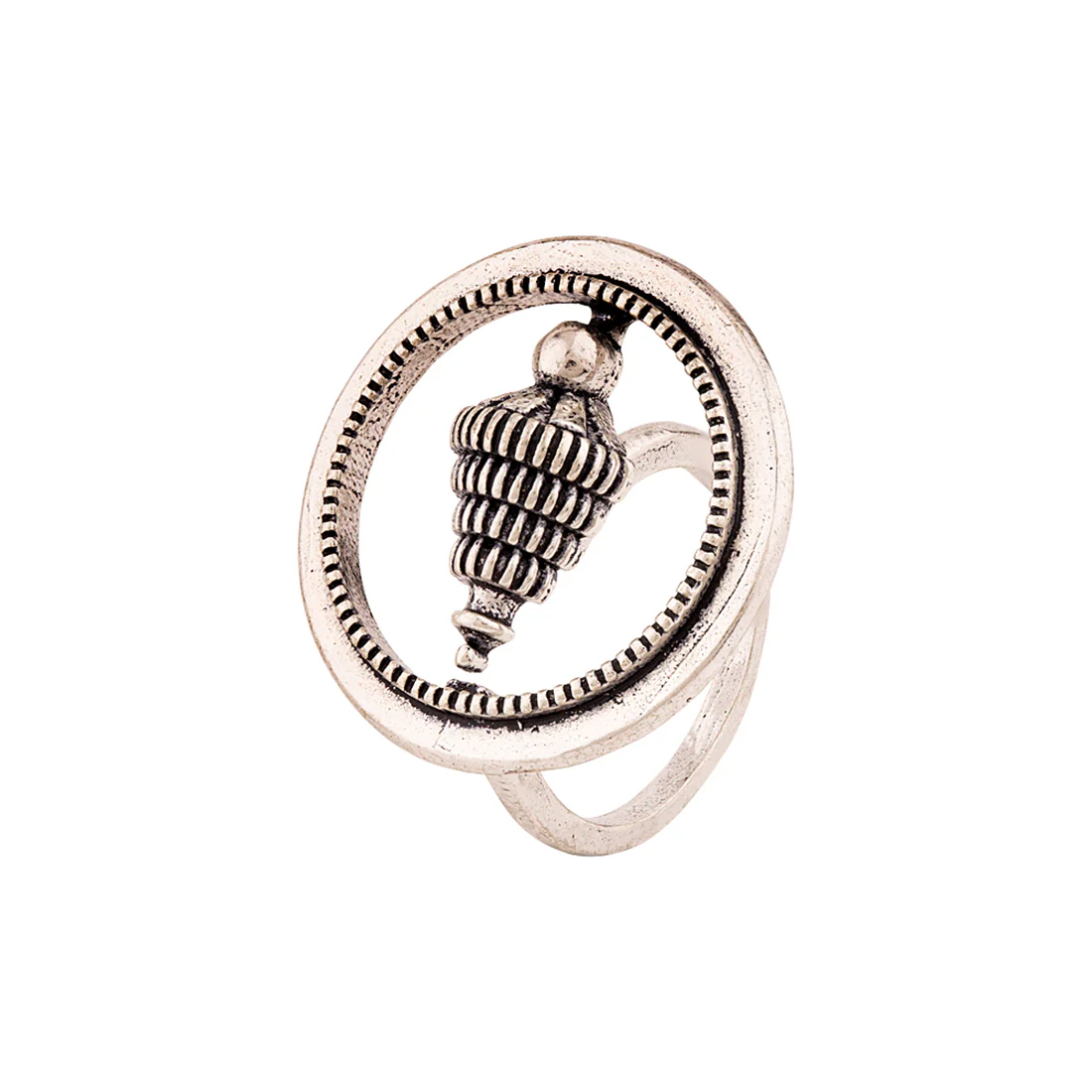 Temple of Love Aztec Statement Ring - Image 3