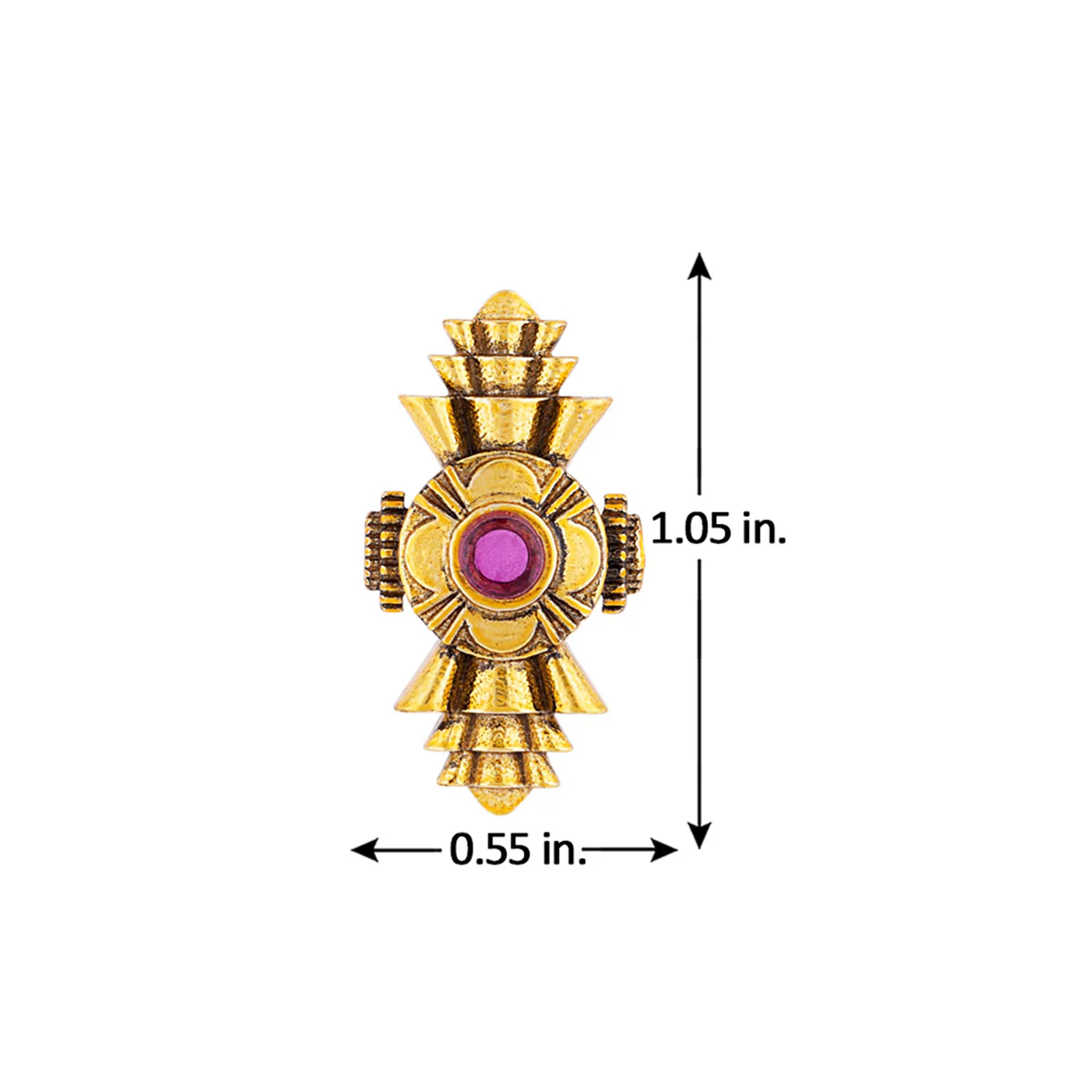 Temple of Love Classic Tribal Motif Earrings - Image 5