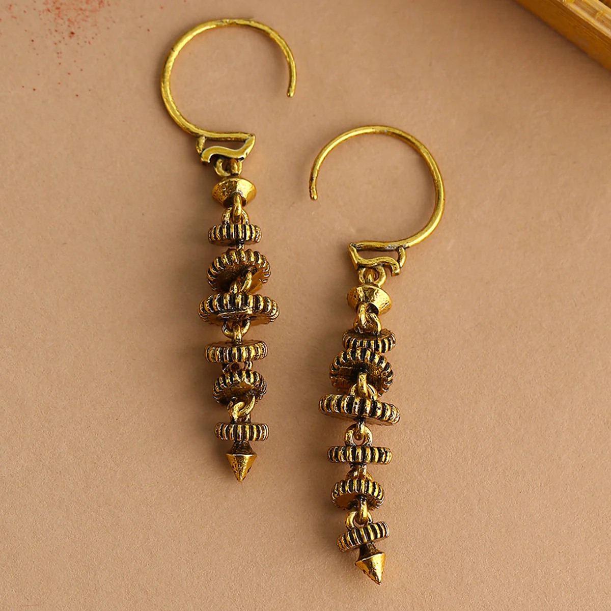 Temple of Love Layered Style Tribal Inspired Earrings