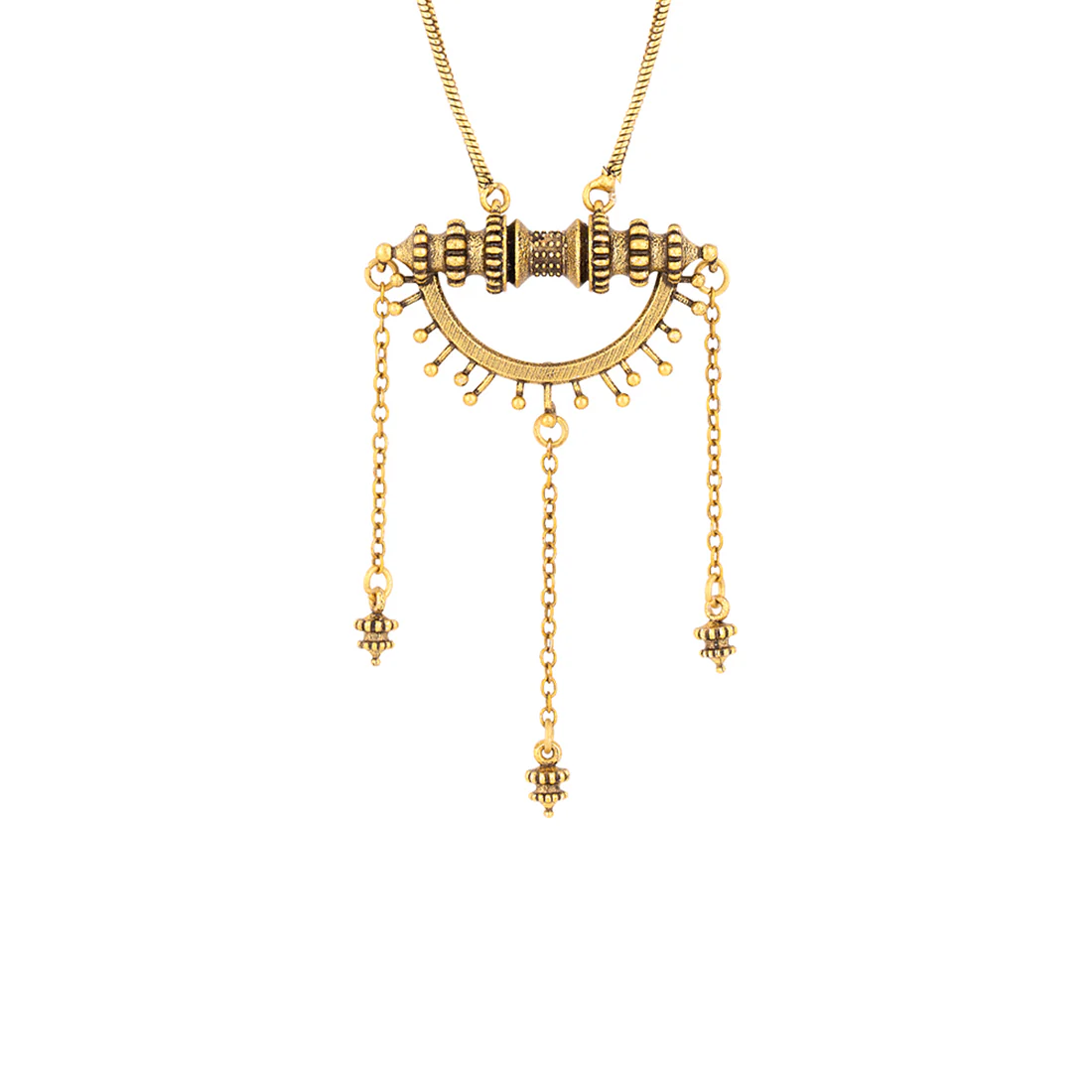 Temple of Love Tassels Drop Long Necklace - Image 3