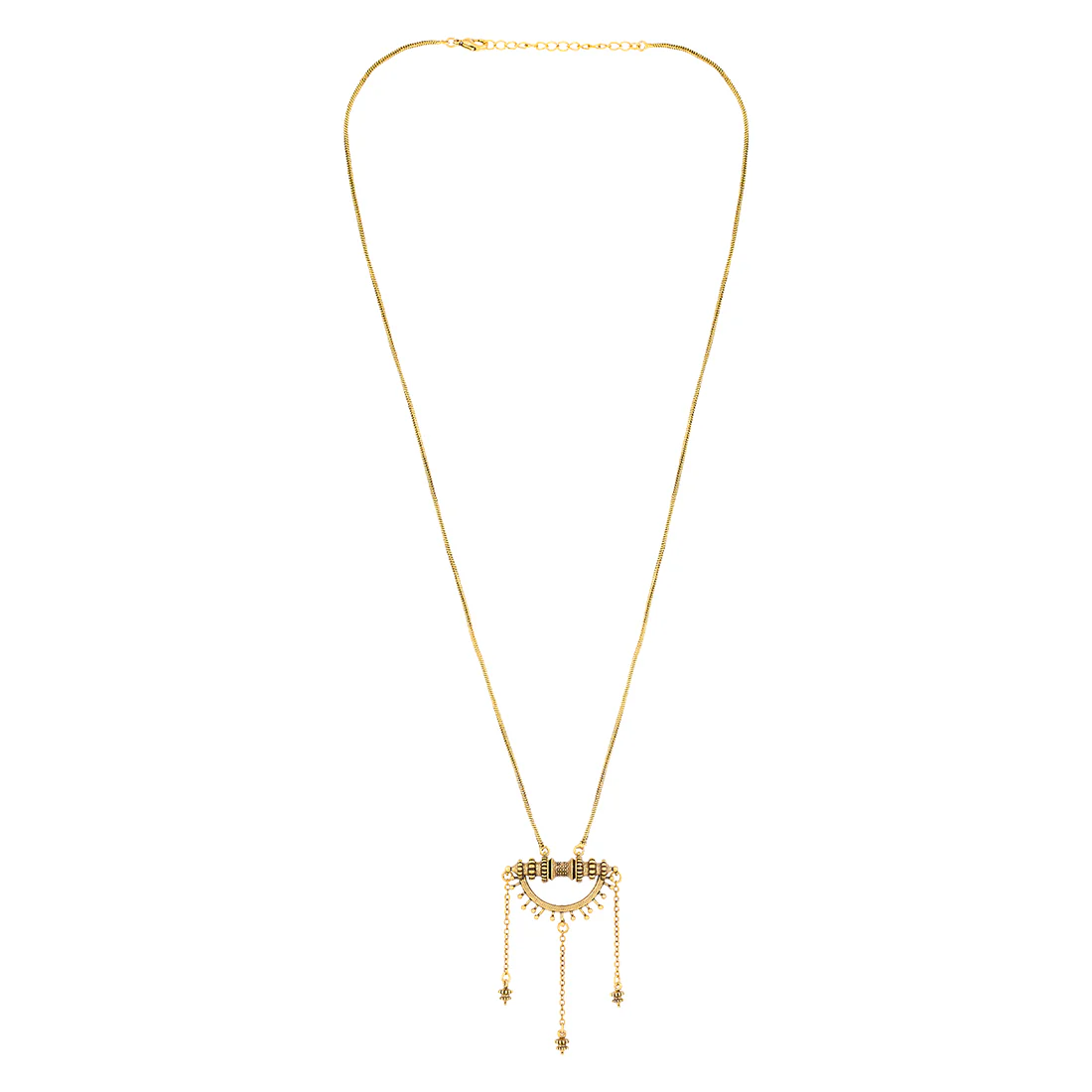 Temple of Love Tassels Drop Long Necklace - Image 4