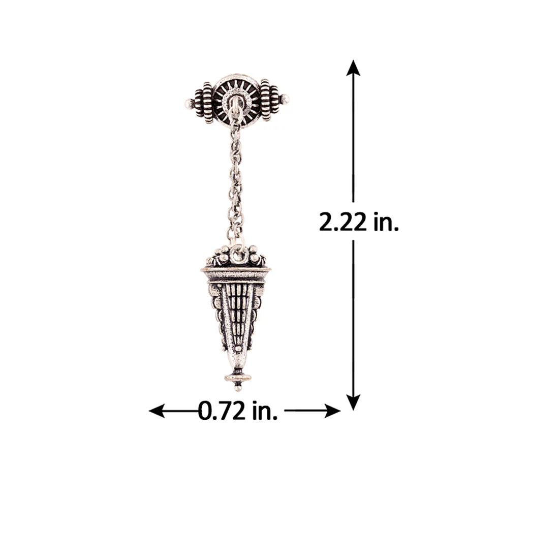 Temple of Love Tribal Inspired Drop Earrings - Image 5