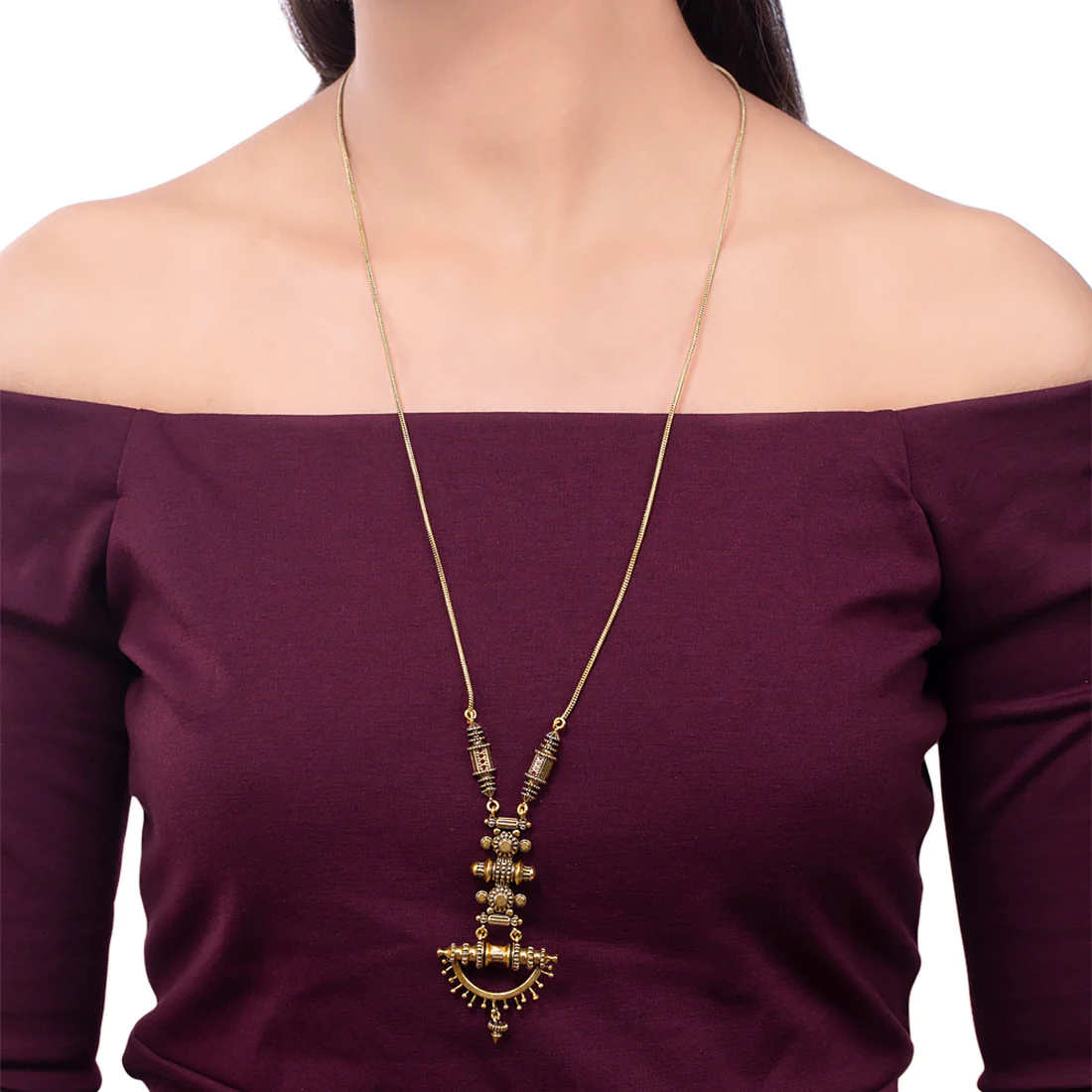 Temple of Love Tribal Inspired Necklace - Image 2