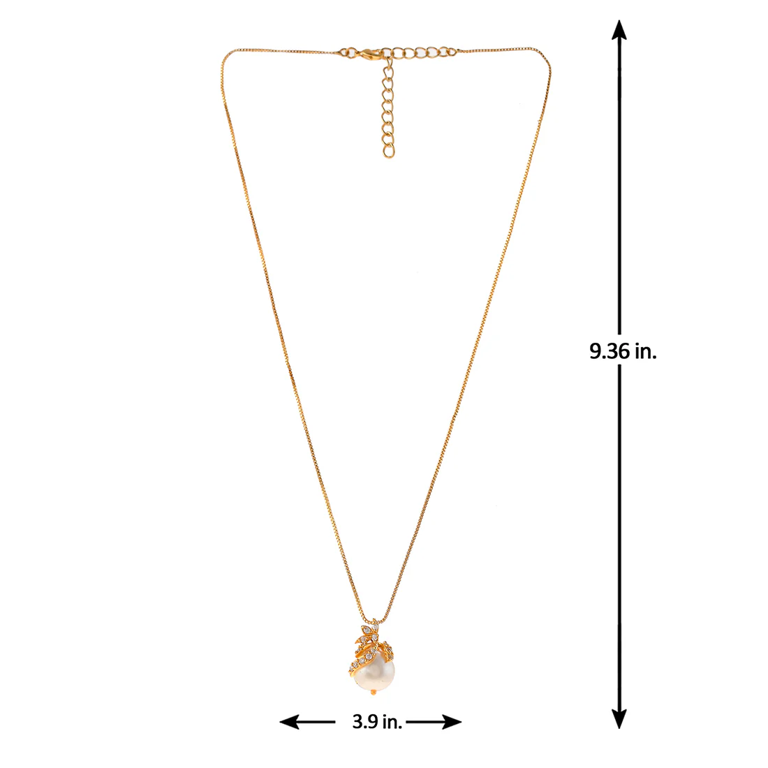 Thea Cz Studded Pendant Set - Image 6