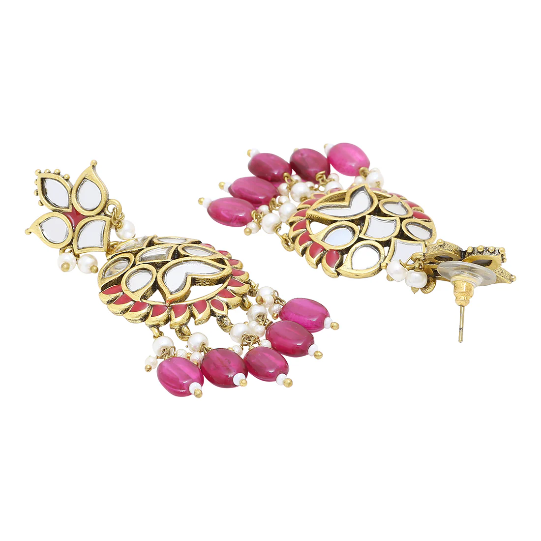 Thikri Ethnic Style Drop Earrings - Image 4