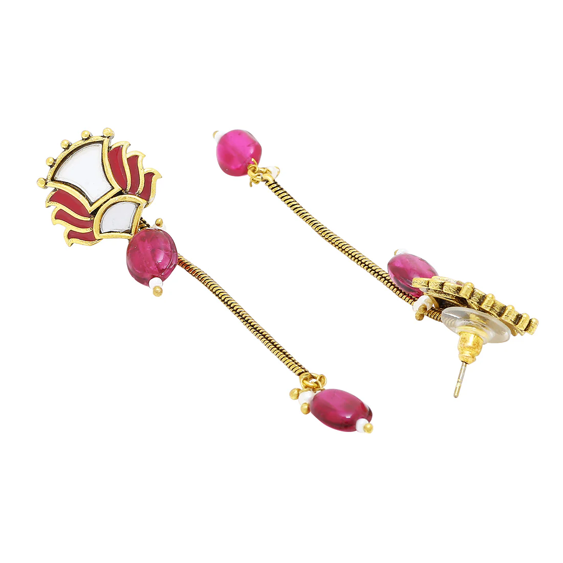 Thikri Long Drop Casual Earrings - Image 4