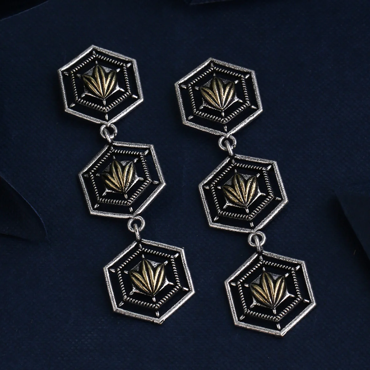 Three Star Polygon Danglers