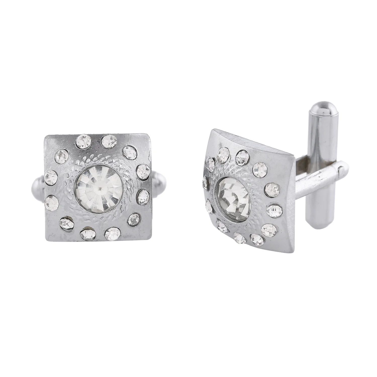 Titan Silver Mens Cufflinks - Image 3
