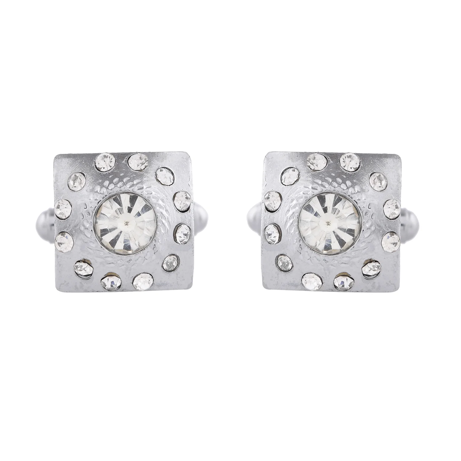 Titan Silver Mens Cufflinks - Image 4
