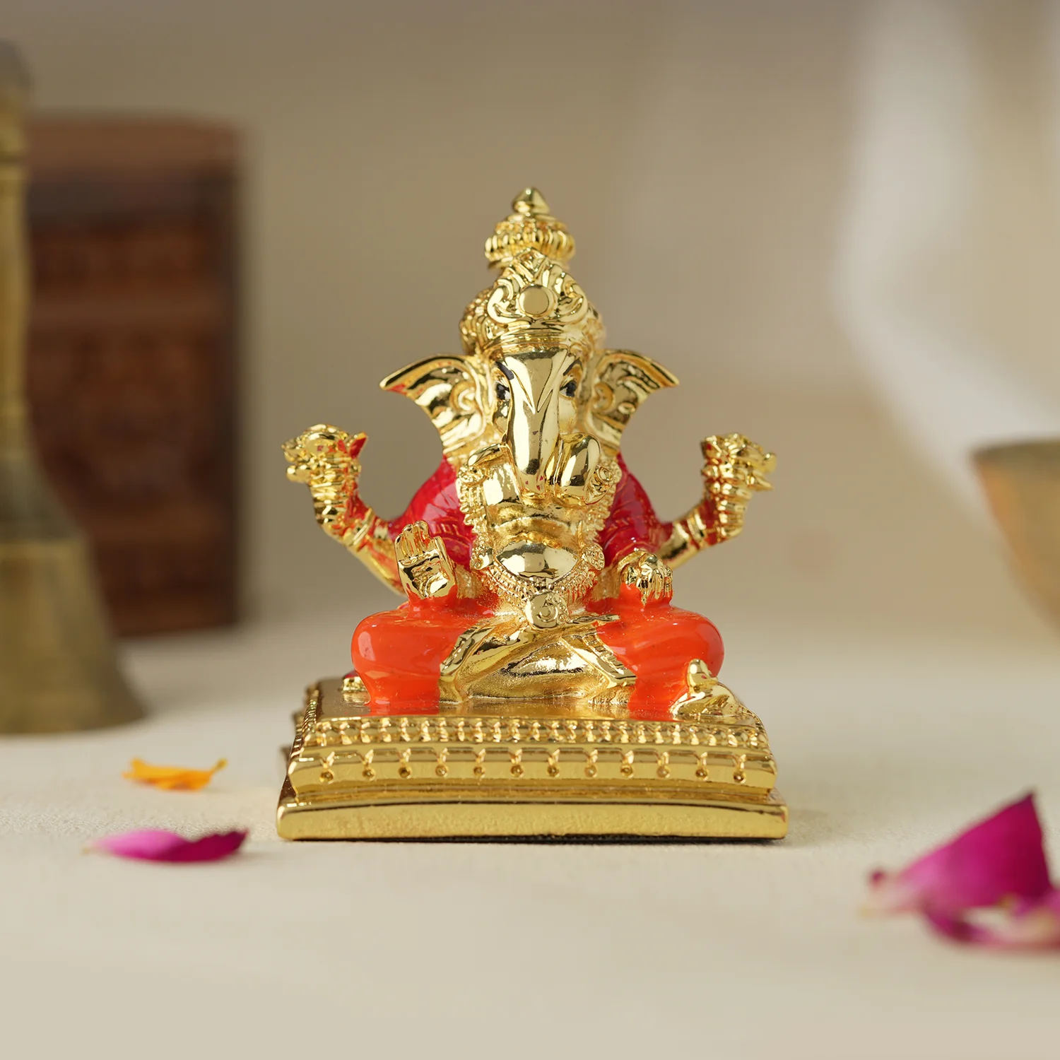 Touch of Festive Lord Ganesha Idol