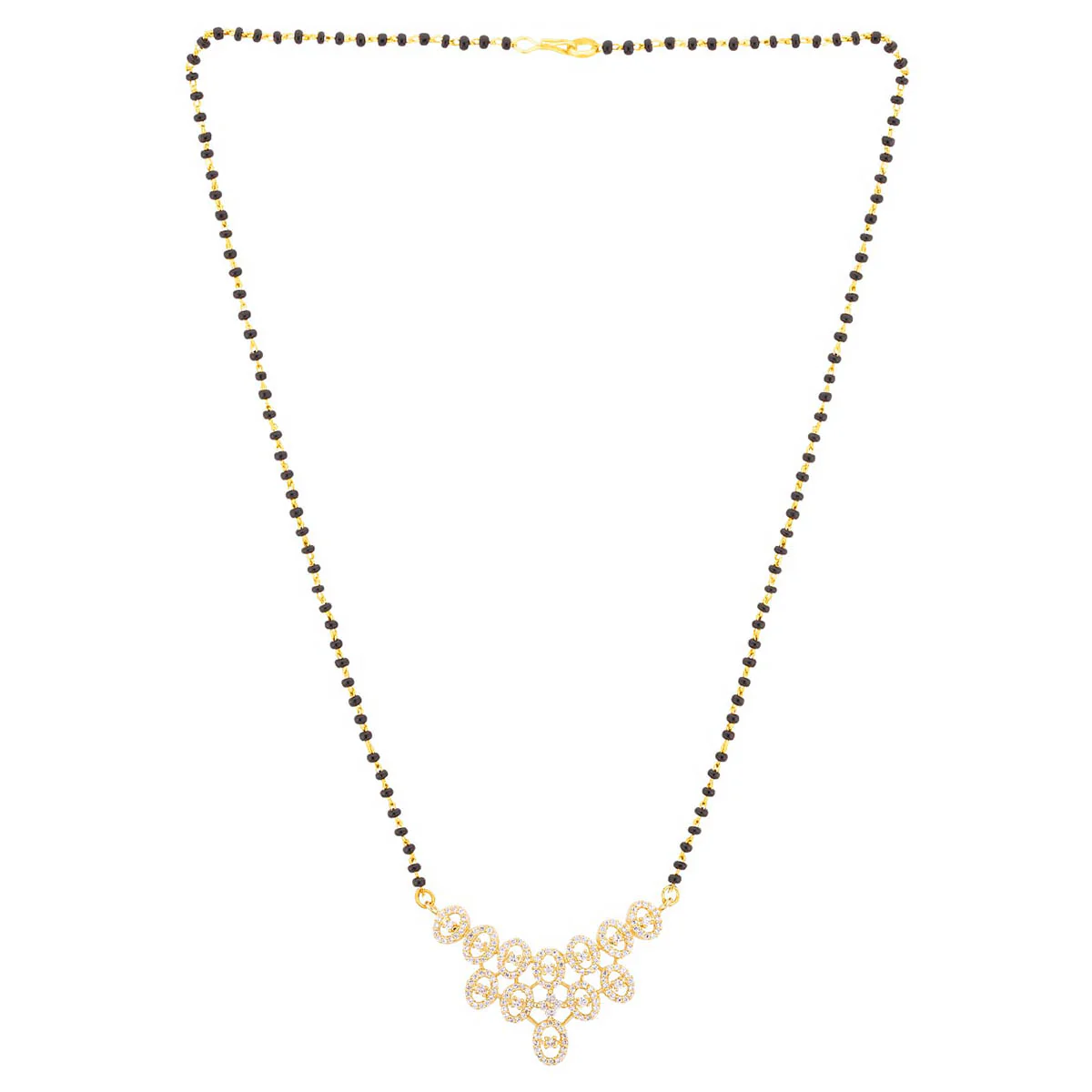 Traditional Beaded Brass Mangalsutra - Image 4