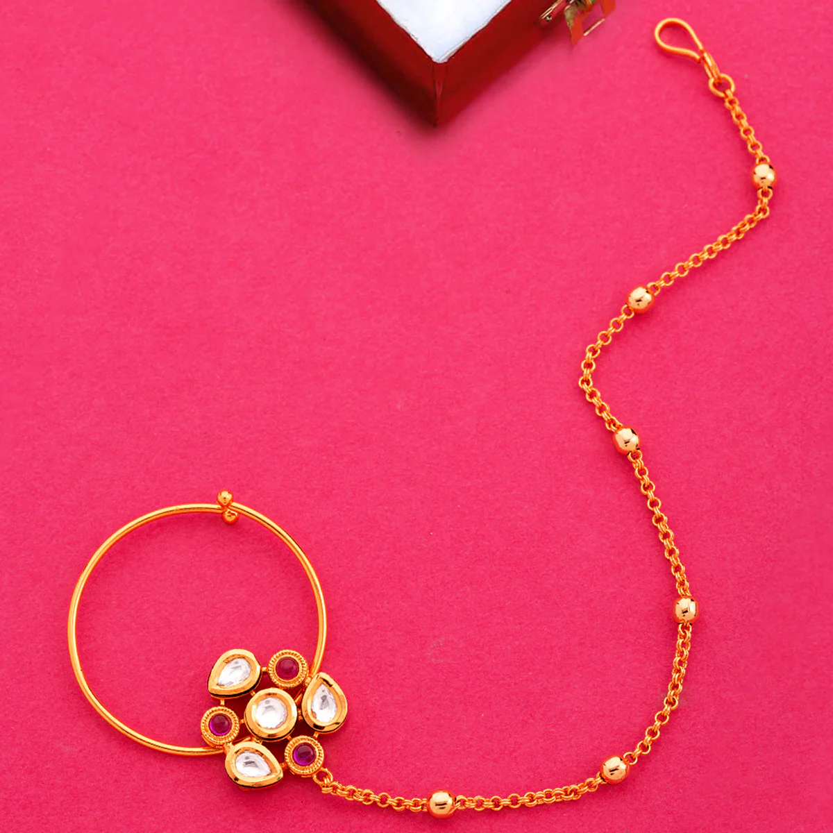 Traditional Rajasthani Nose Pin