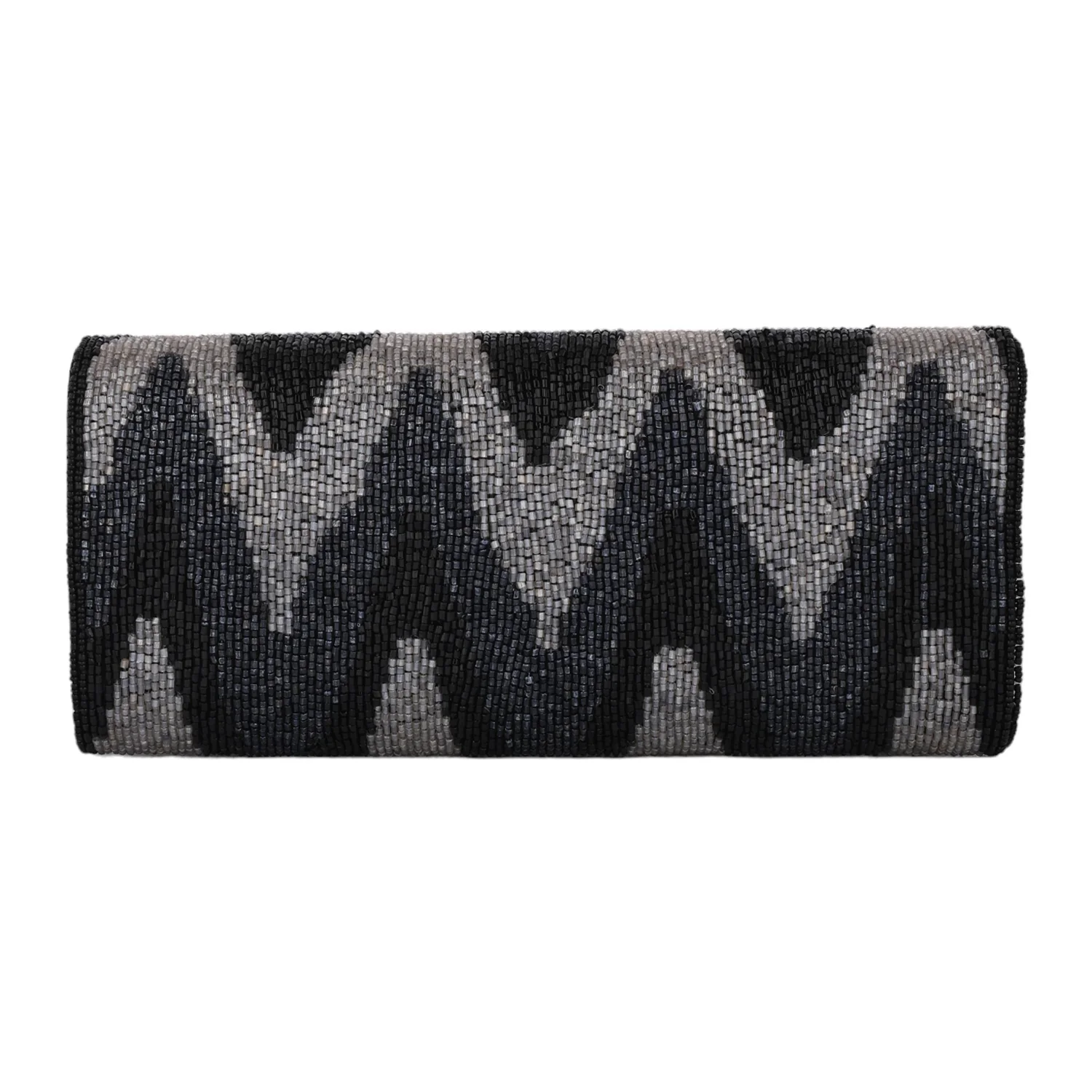 Trendy Bags Black Beaded Clutch - Image 6