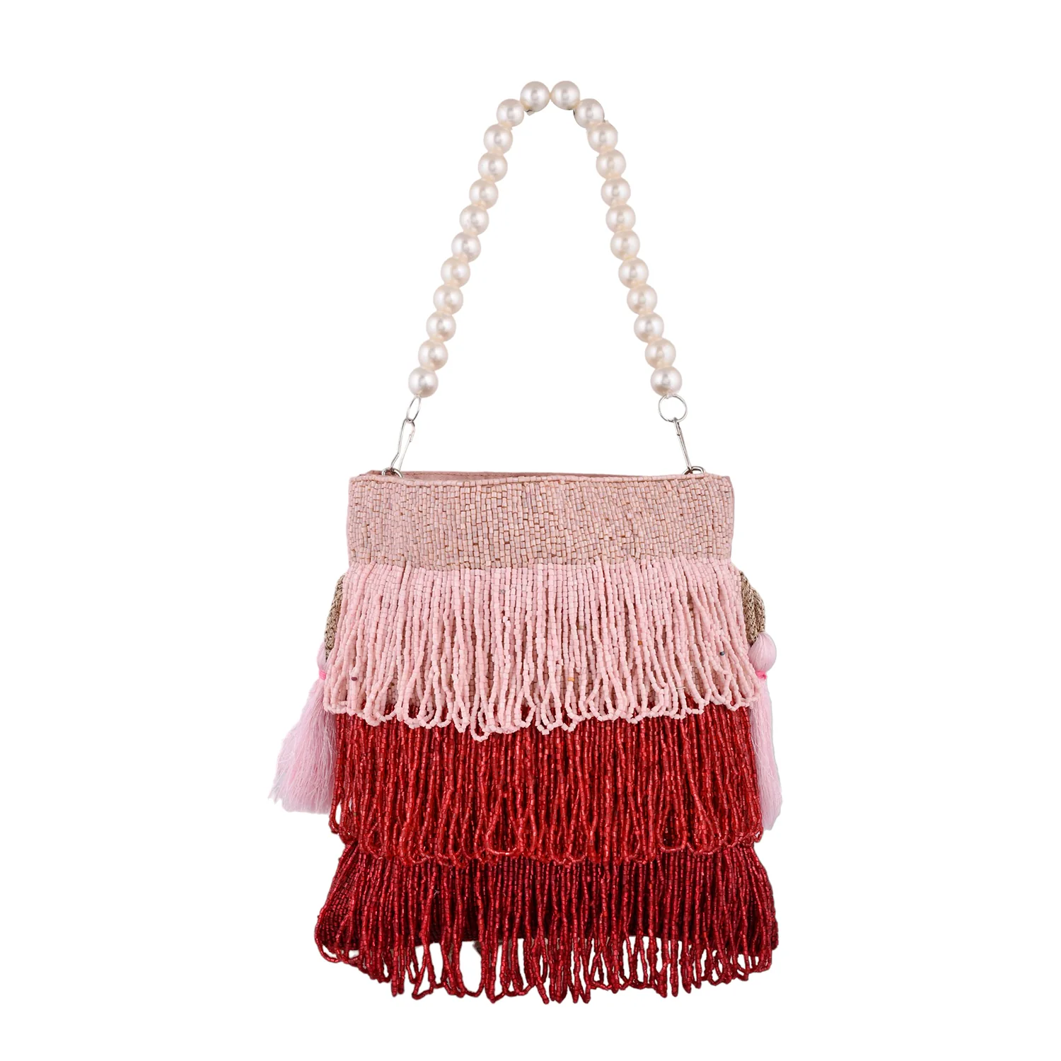 Trendy Bags Blush Stones Embellished Potli - Image 4