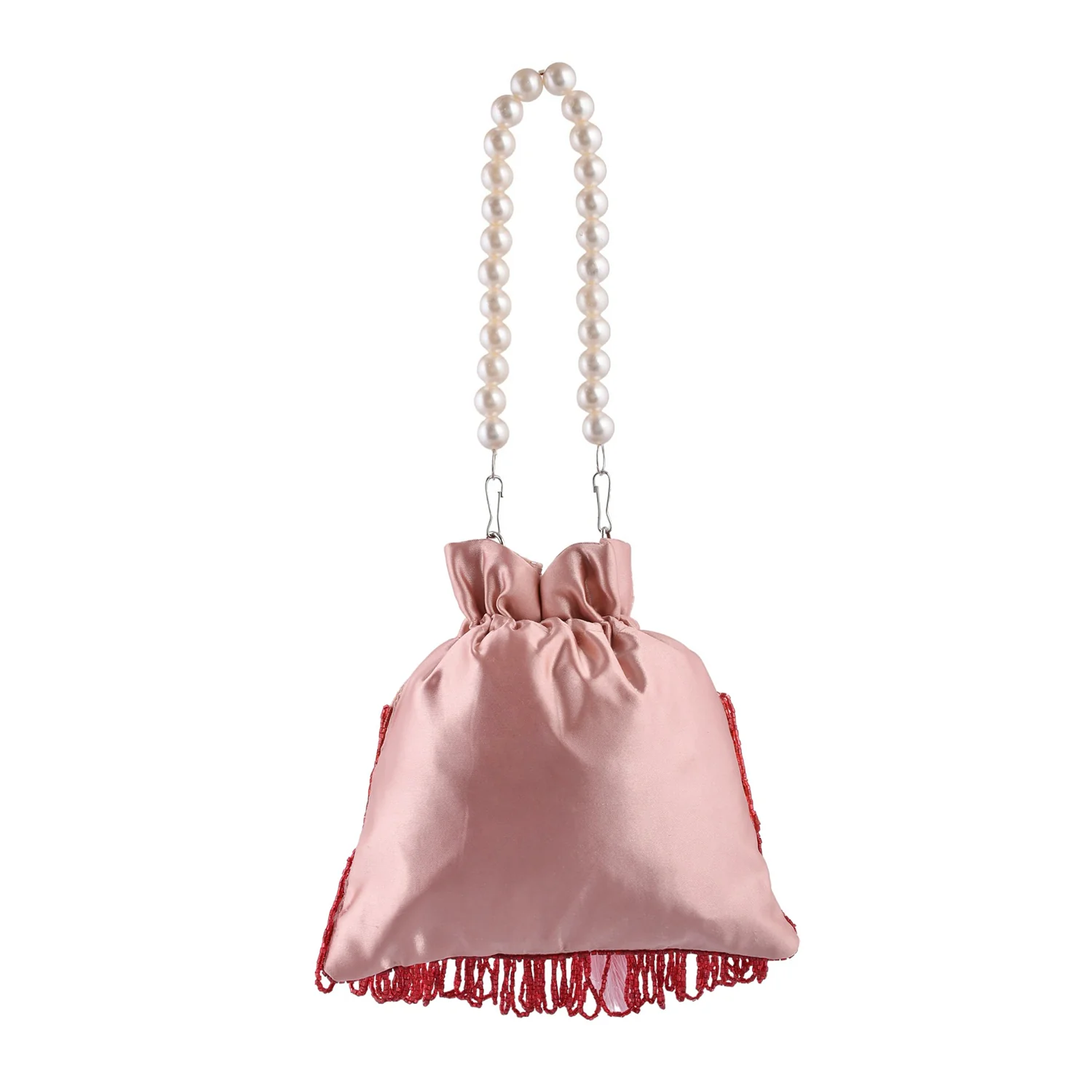 Trendy Bags Blush Stones Embellished Potli - Image 6