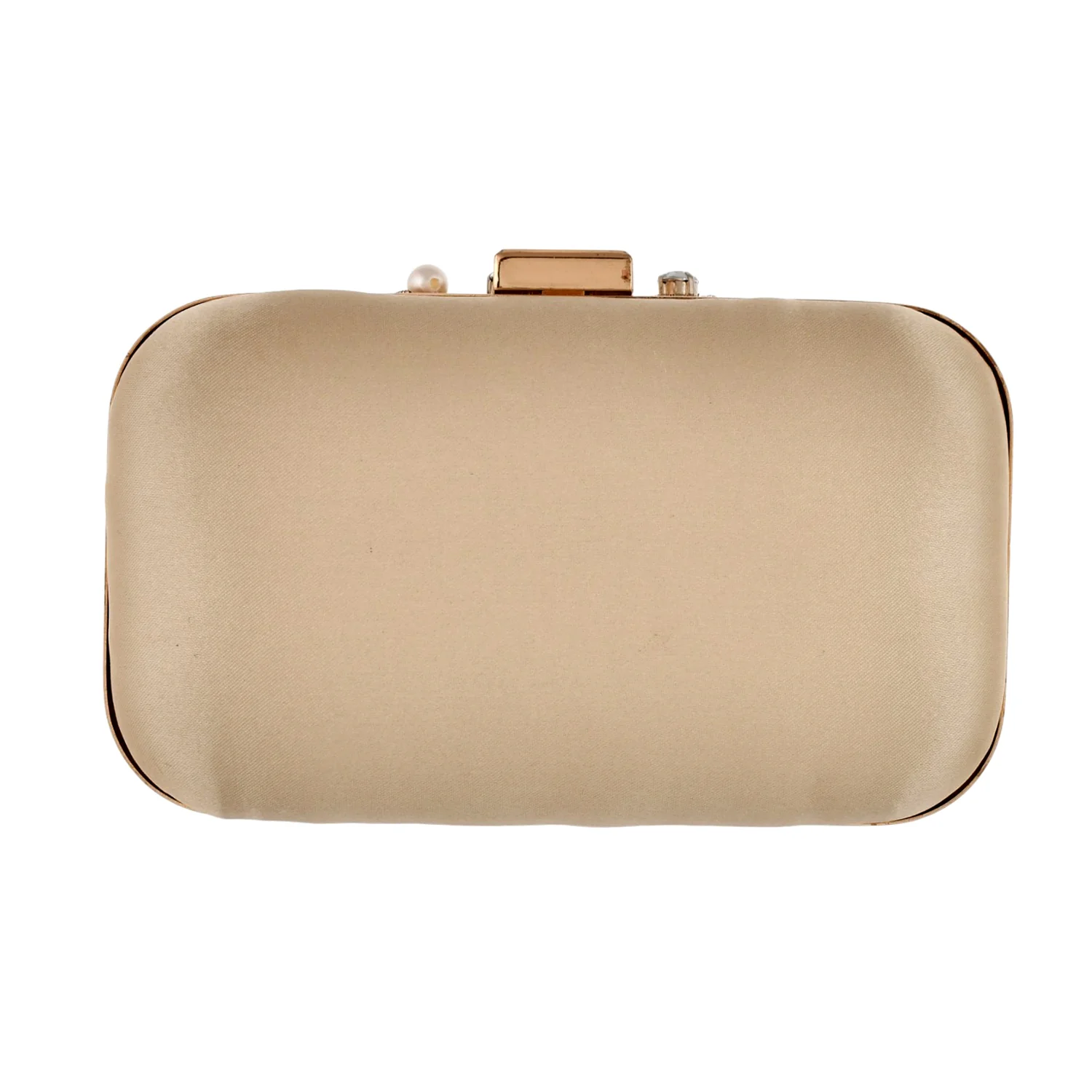 Trendy Bags Grey Gems Studded Clutch - Image 6