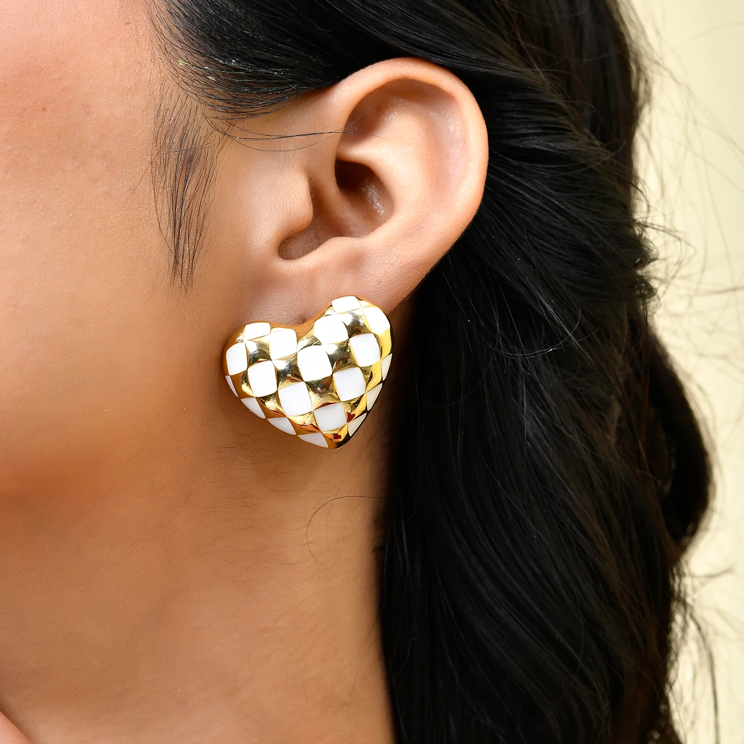 Trendy Candy Heart Stud Earrings - Image 2