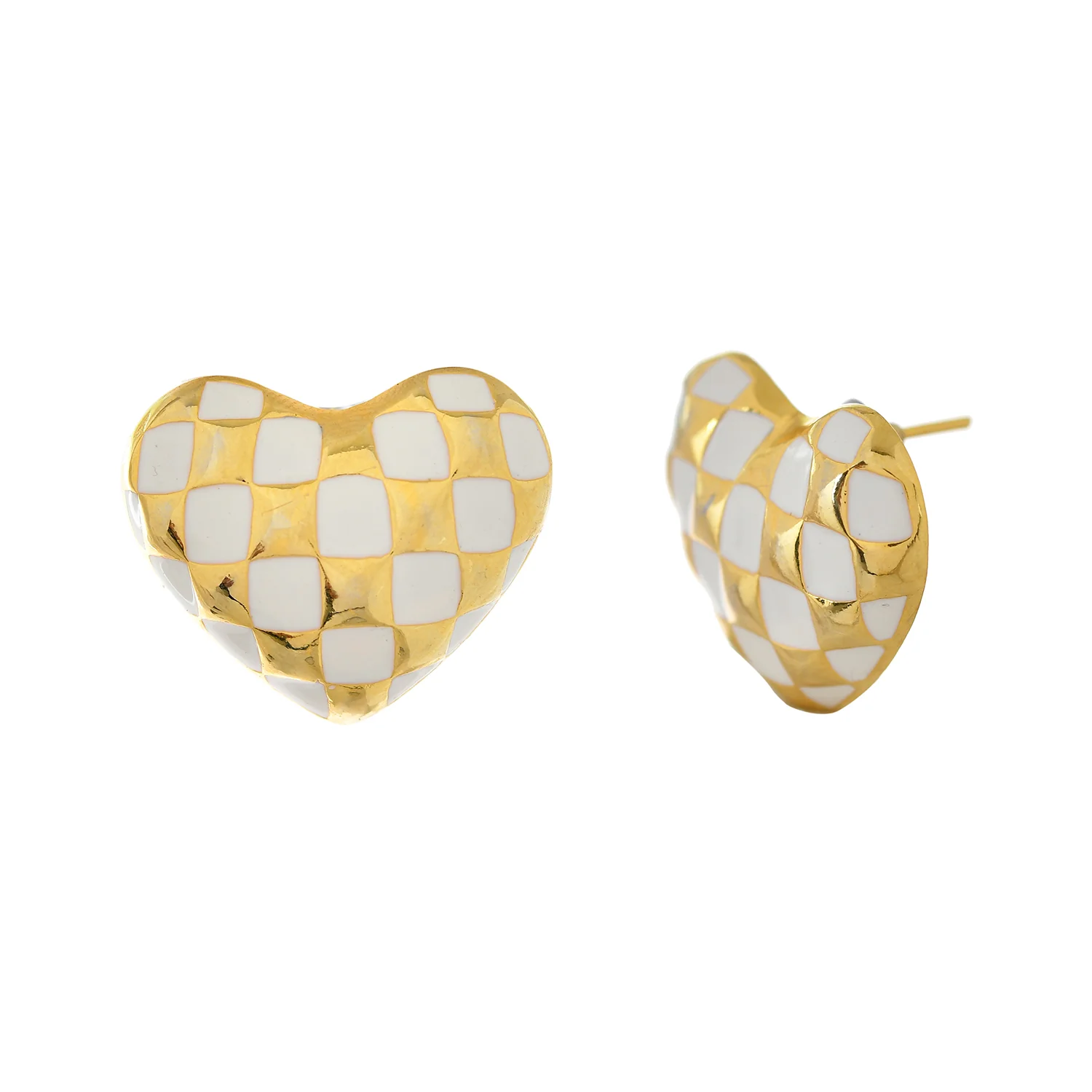 Trendy Candy Heart Stud Earrings - Image 3