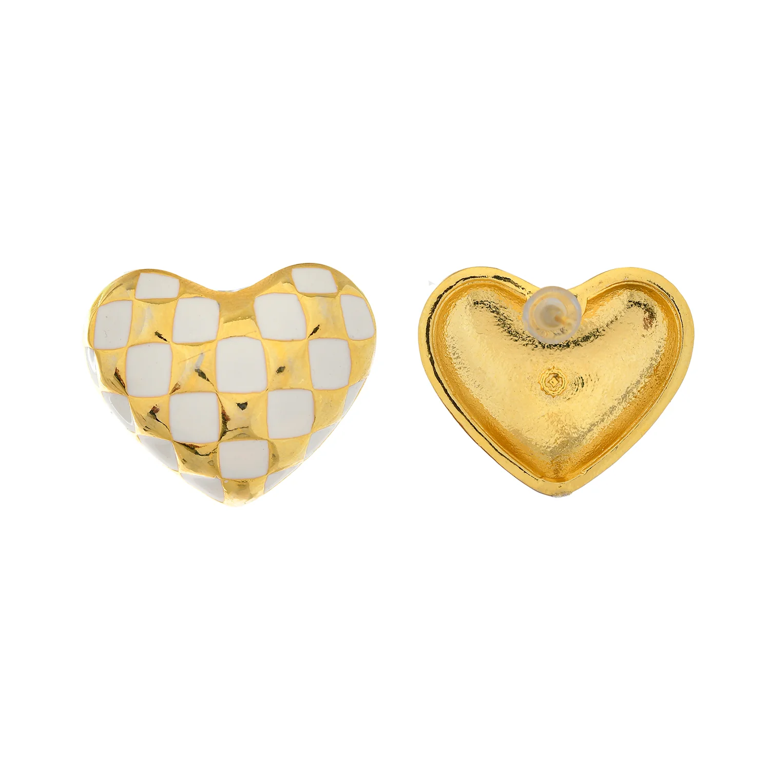 Trendy Candy Heart Stud Earrings - Image 5