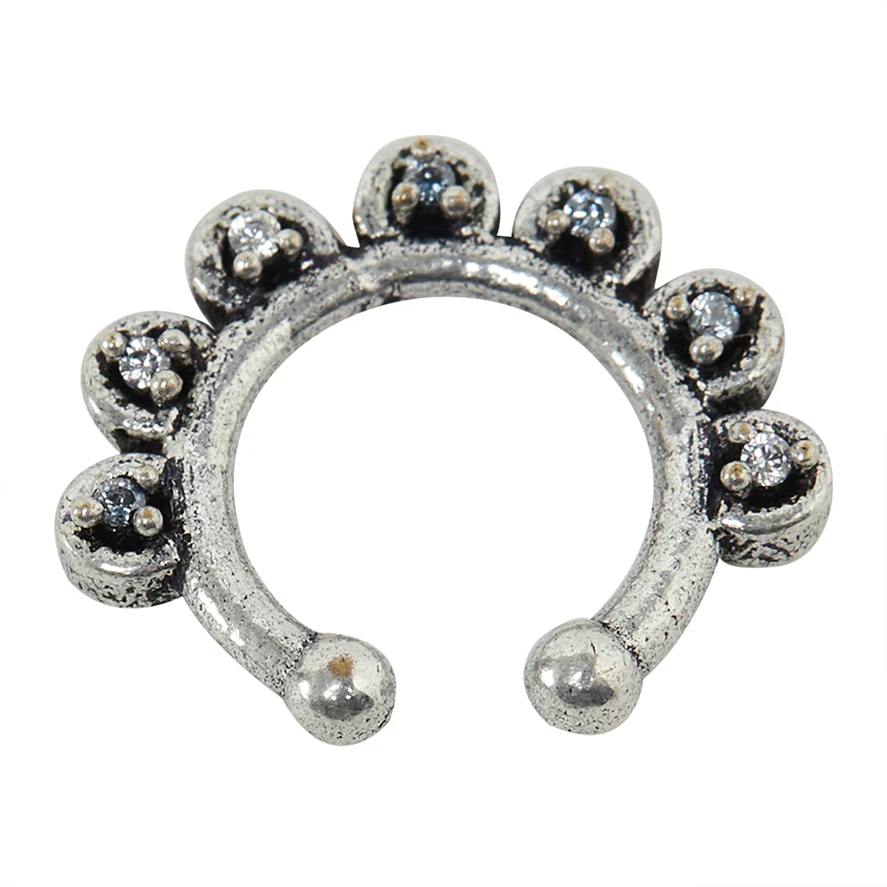 Trendy Design Silver Plated Nose Ring - Image 4