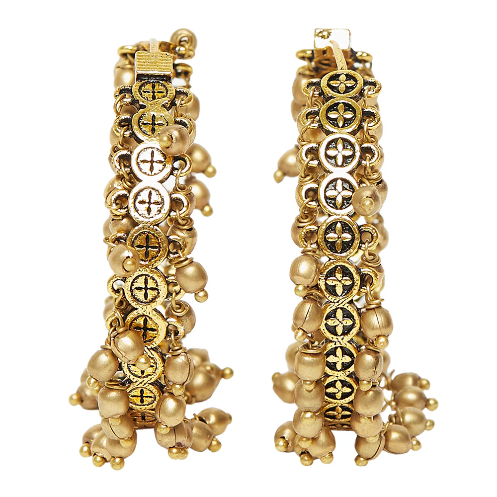 Trendy Hoops Gold Plated Earrings - Image 3