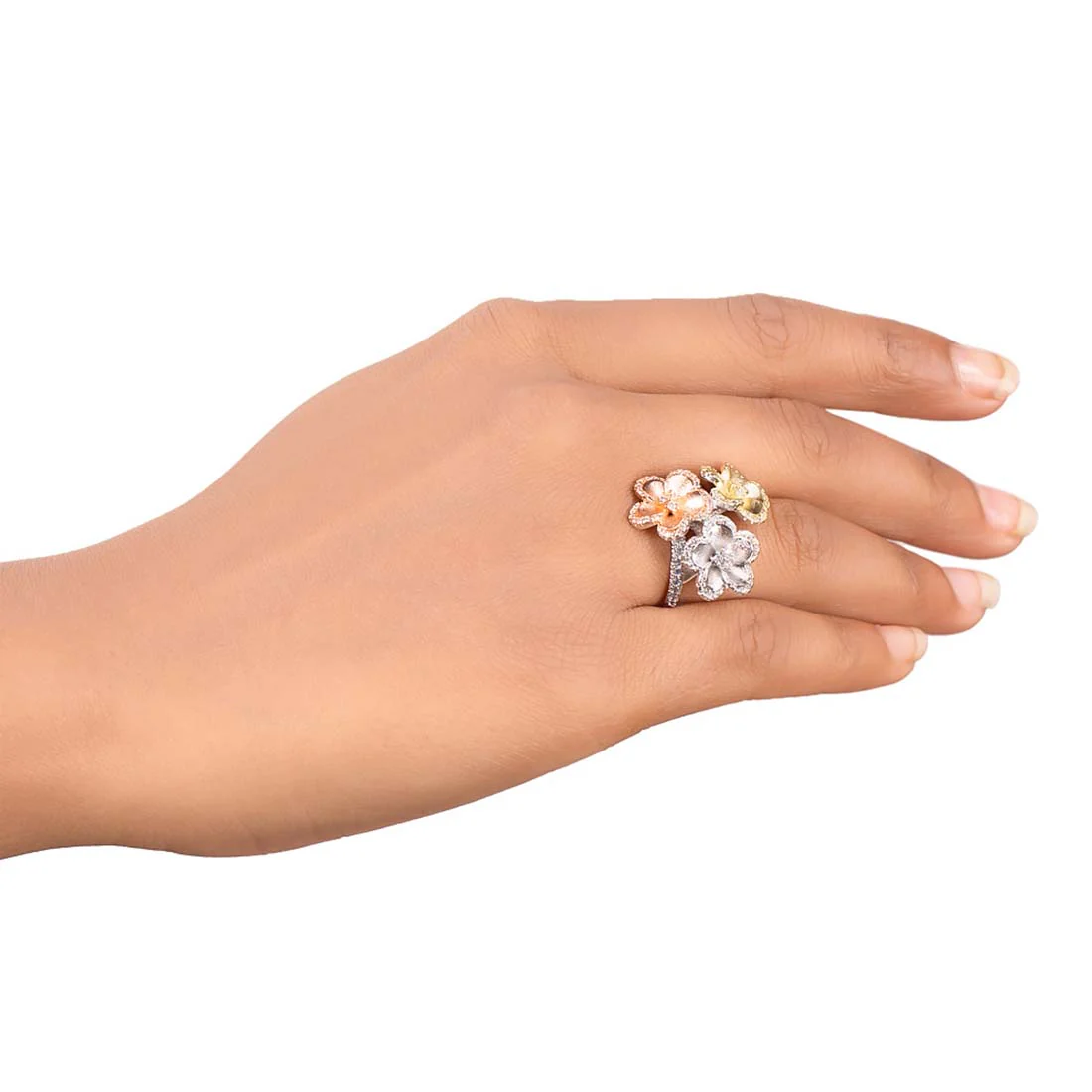 Troika Bunch of Flowers Ring - Image 2