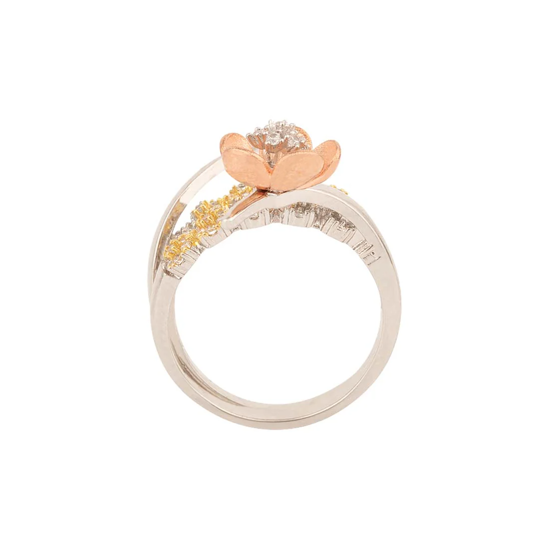 Troika Gems Embellished Brass Ring - Image 4
