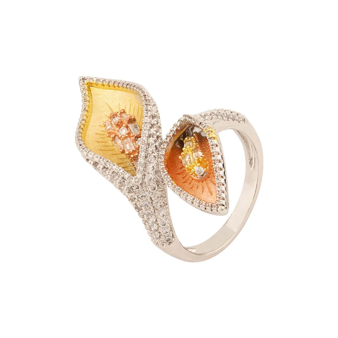 Troika Leaves Motifs Ring - Image 3
