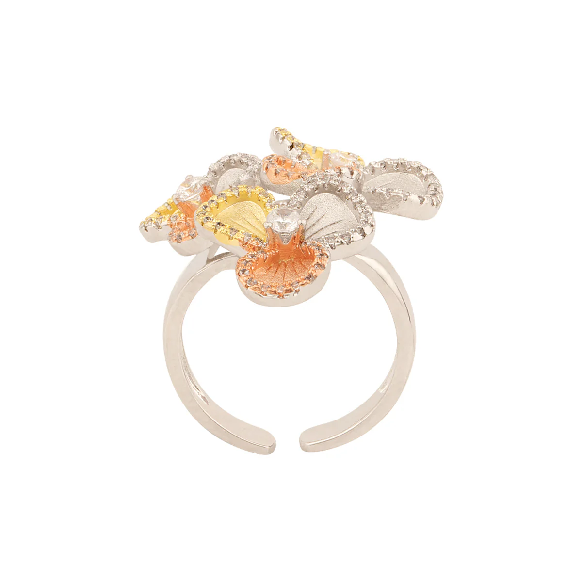 Troika Petals Motifs Ring - Image 4