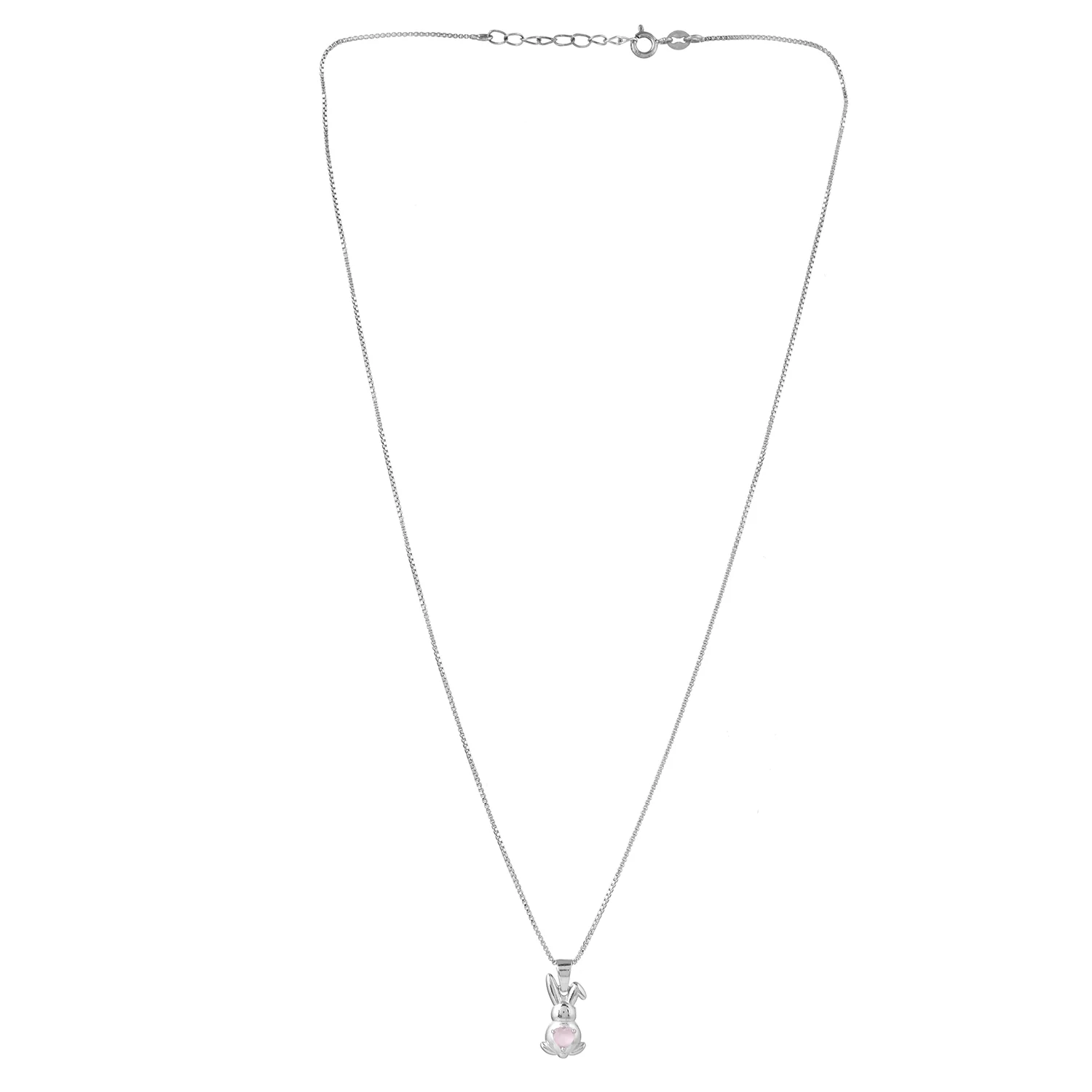 Tropical Wildlife Bunny Hug  Sterling Silver Pendant - Image 4