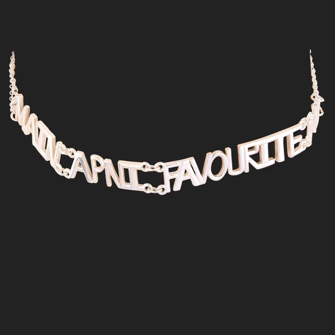 Truck Art Bollywood Inspired Lettering Necklace - Image 3