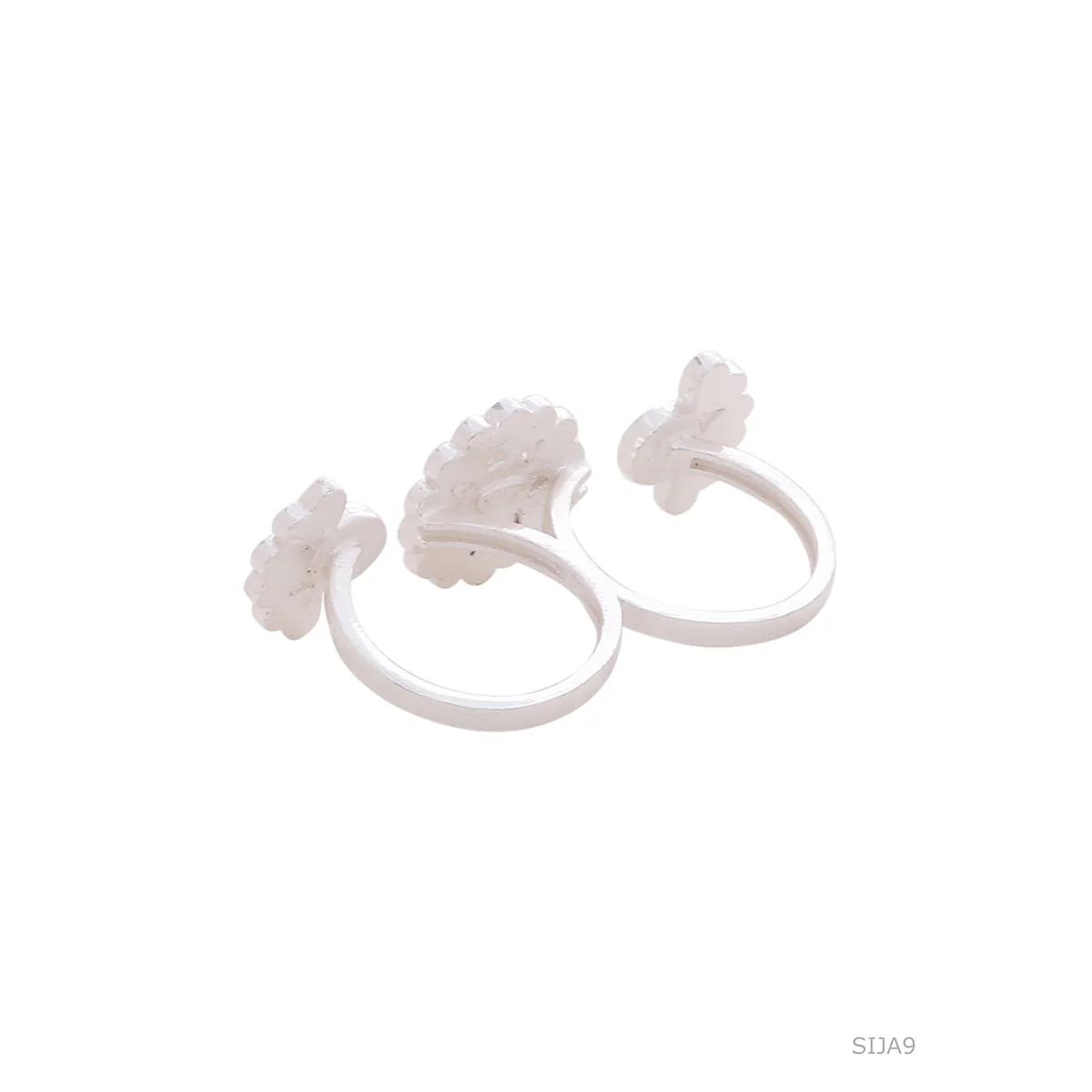 Truck Art Floral Motifs Dual-Finger Ring - Image 5