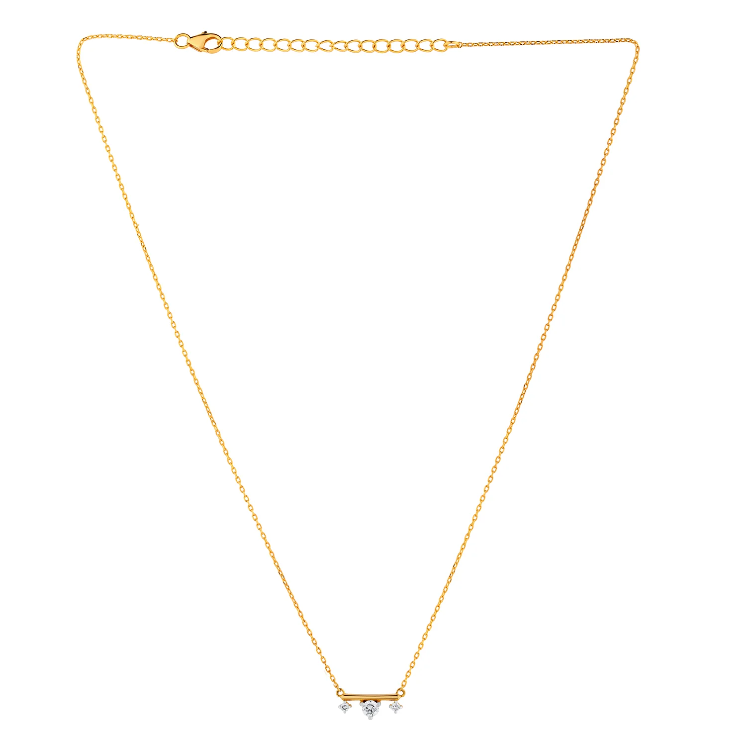 Twilight Trio Lab-Grown Diamond Necklace - Image 4