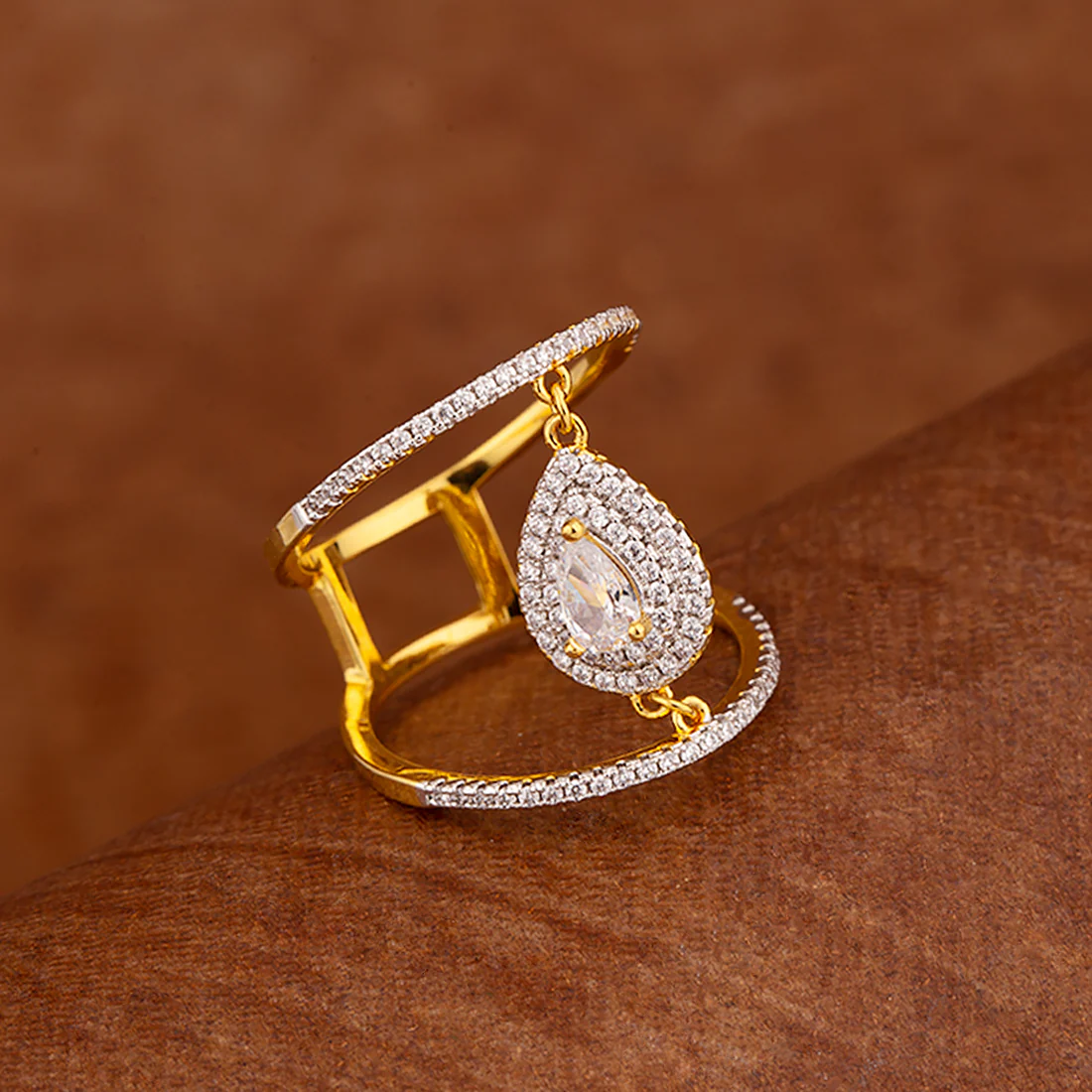 Two Circles Statement Ring