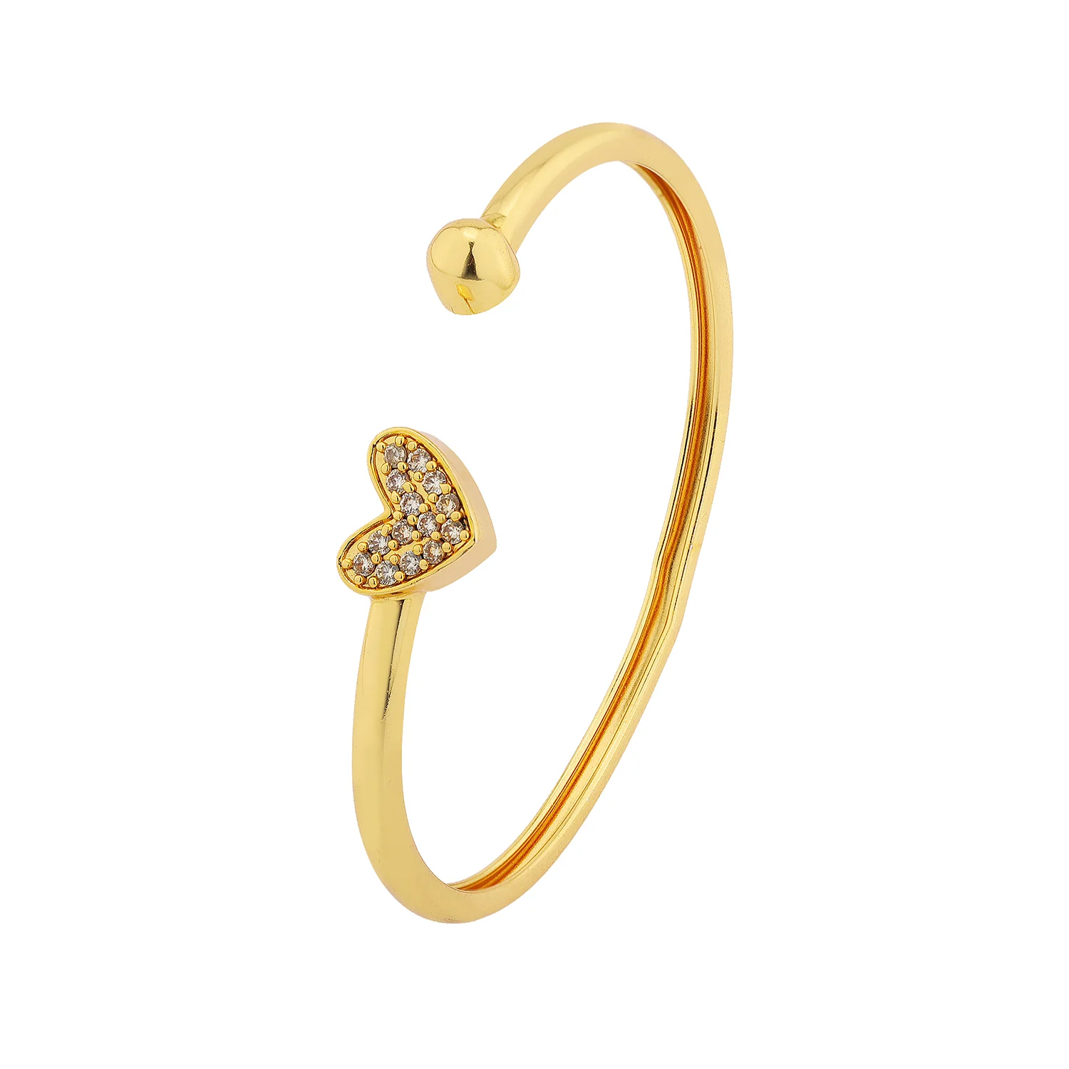 Valentine’s Day Radiant Heartshine Love Cuff Bracelet - Image 4