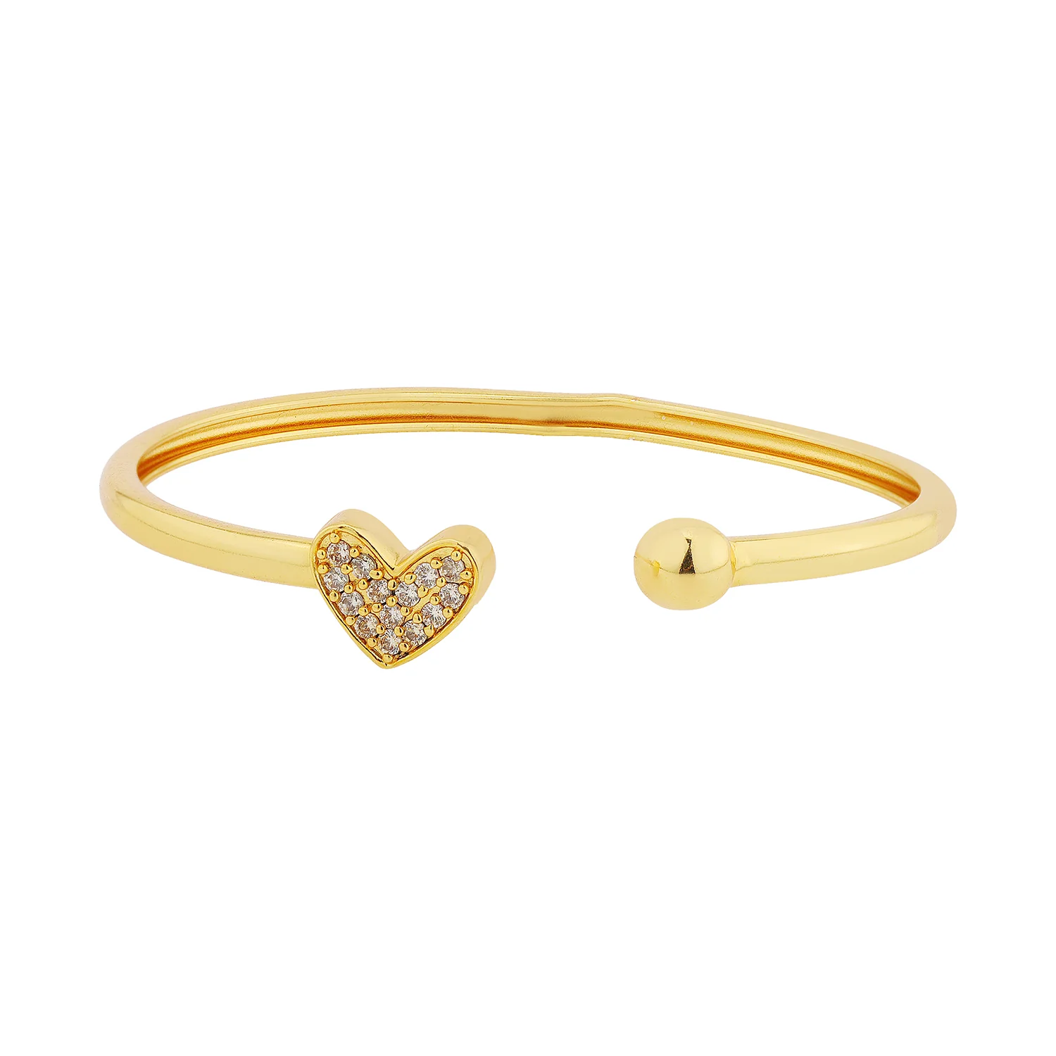 Valentine’s Day Radiant Heartshine Love Cuff Bracelet - Image 5